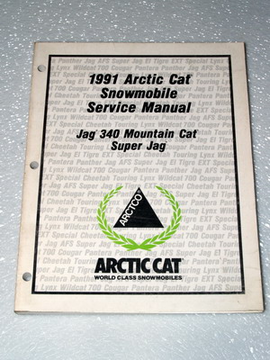 Arctic Cat Jag 340. 1991 Arctic Cat. Jag 340