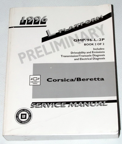 1996 Chevrolet Corsica / Beretta Factory Service Manual