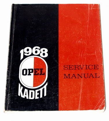 1968 Opel Kadett Factory Dealer Shop Service Manual