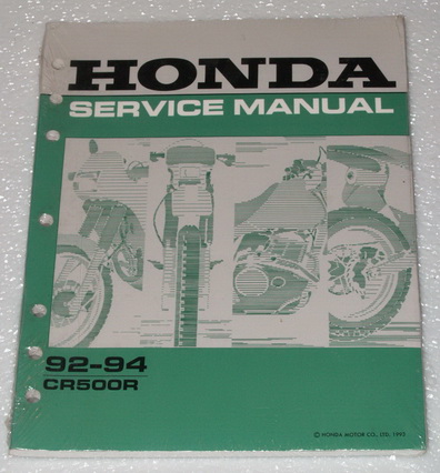 1992 1993 1994 Honda CR500R Factory Service Manual