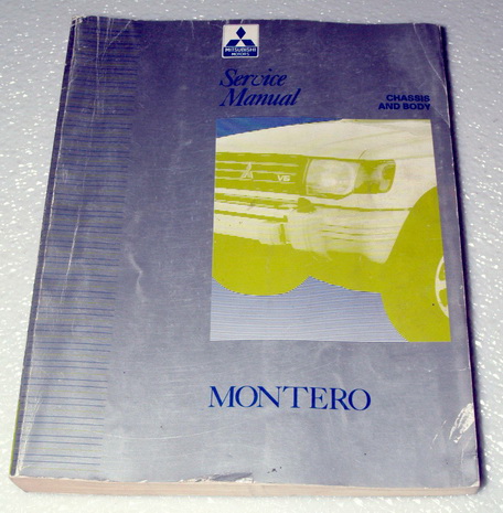 1992 Mitsubishi Montero Factory Service Manual
