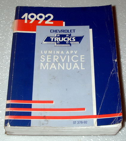 1992 Chevrolet Lumina APV Van Factory Service Manual