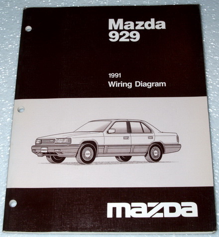 1991 Mazda 929 Original Factory Electrical Wiring Diagrams