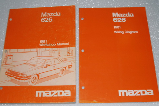 1981 Mazda 626 Factory Dealer Shop Service Manual