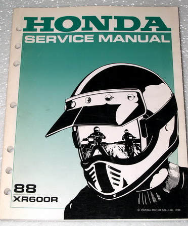 1988 Honda XR600R Factory Service Manual