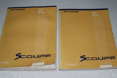 1992 Hyundai Scoupe Factory Shop Manual