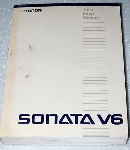 1991 Hyundai Sonata Factory Dealer Shop Service Manual