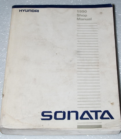 1990 Hyundai Sonata Factory Dealer Shop Service Manual