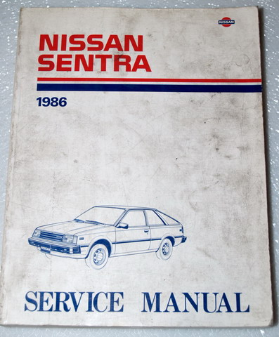 1987 Nissan sentra service manual #3