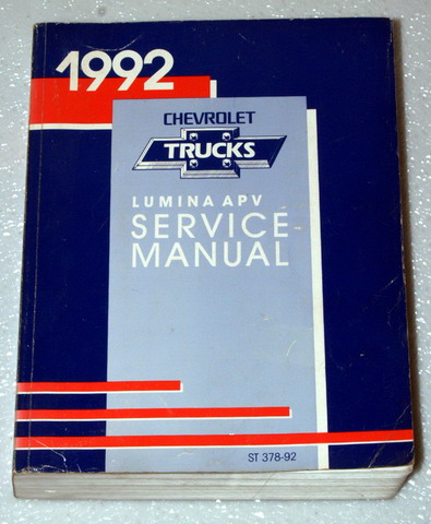 1992 Chevrolet Lumina APV Van Factory Service Manual