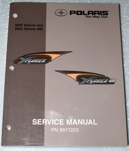 2002 Polaris Xplorer 4x4 / Xplorer 400 Factory Service Manual