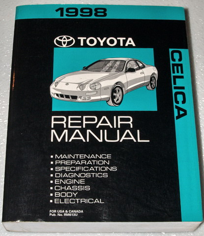 1998 Toyota Celica Factory Service Manual