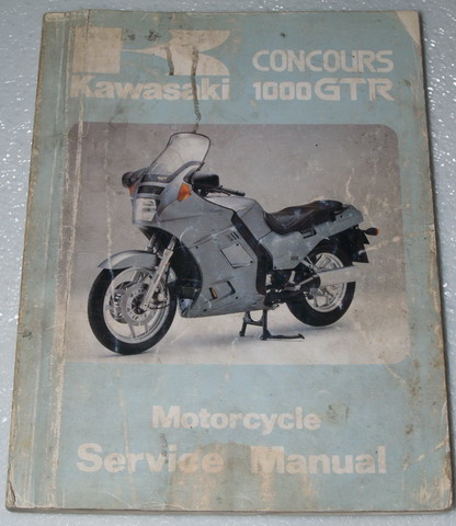 1986 Kawasaki 1000GTR Concours Factory Service Manual