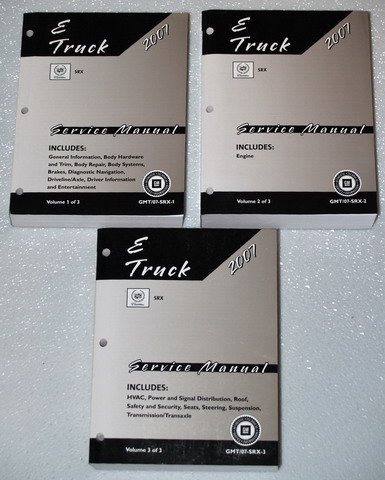 2007 Cadillac SRX Factory Service Manuals