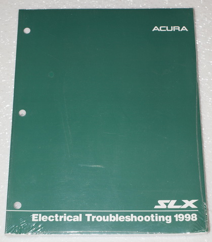 1998 Acura SLX Electrical Service Repair Shop Manual 98 acura