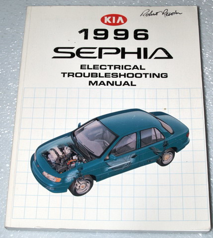 1996 Kia Sephia Original Factory Electrical Troubleshooting Shop Manual