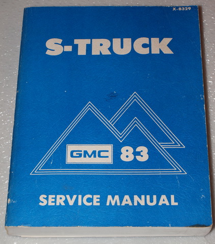 1983 GMC S Truck S-15 Blazer Factory Service Manual