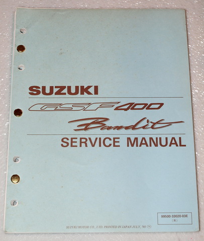 1991 Suzuki GSF400 Bandit Factory Service Manual