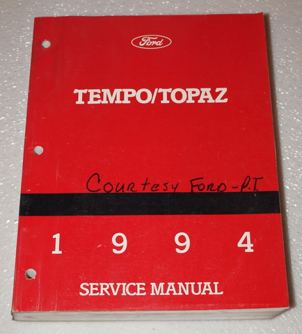 repair manual ford tempo