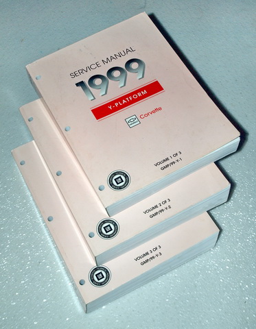 1999 Chevrolet Corvette Factory Service Manuals