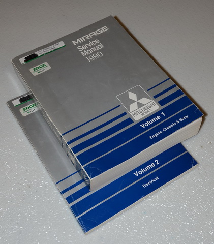 1990 Mitsubishi Mirage Factory Service Manuals