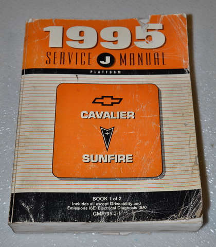 1995 Chevrolet Cavalier & Pontiac Sunfire Factory Service Manual