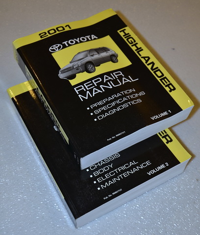 2001 Toyota Highlander Factory Service Repair Manual