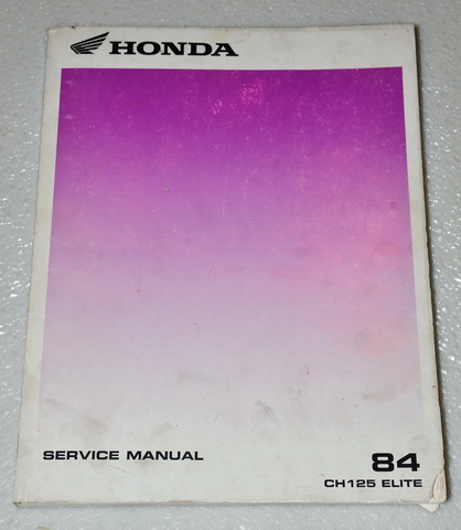 1984 Honda CH125 Elite Scooter Factory Service Manual