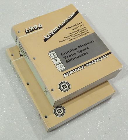 1996 Chevy Lumina Van Pontiac Trans Sport Olds Silhouette Service Manuals