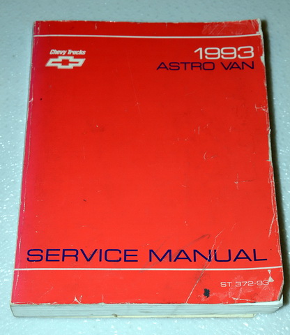 1993 Chevrolet Astro Van Factory Service Manual