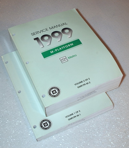 1999 Chevrolet Metro Factory Service Manuals