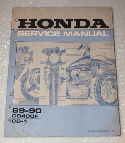 1989 1990 Honda CB400F CB-1 Factory Service Manual