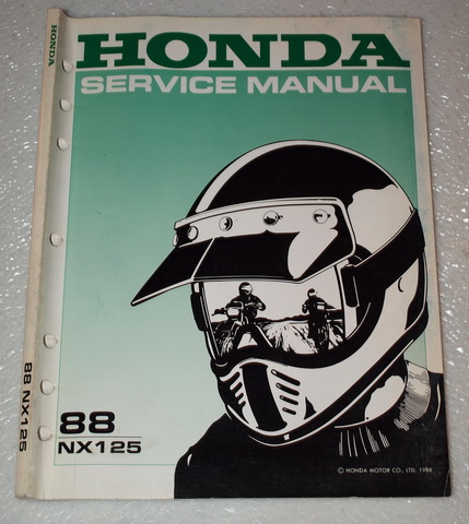 1990 Honda CB125TT Factory Service Manual