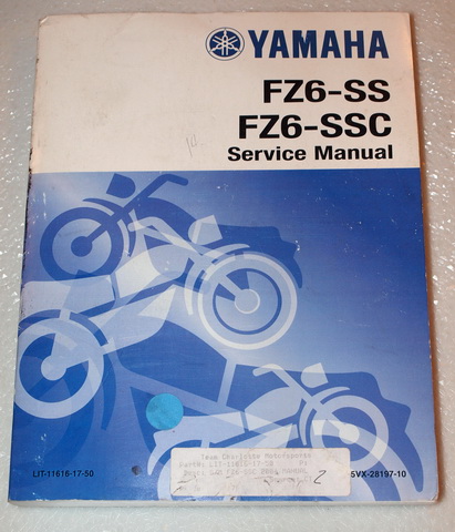 2004 Yamaha FZ6 FZ6-SS FZ6-SSC Factory Service Manual