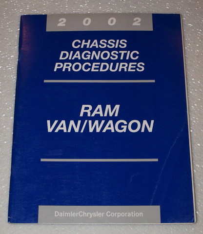 2002 Dodge Ram Van Chassis Diagnostic Procedures Manual