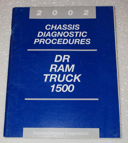 2002 Dodge Ram Truck 1500 Chassis Diagnostic Procedures Manual