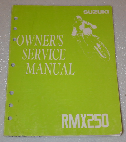 1992 Suzuki RMX250 N Factory Owner's Service Manual