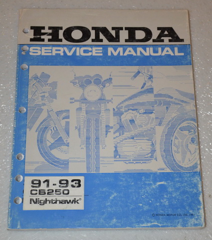 honda cb250 service manual
