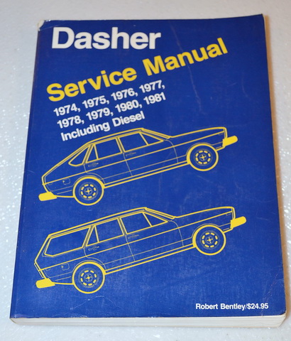 1974-1981 Volkswagon Dasher Bentley Service Manual