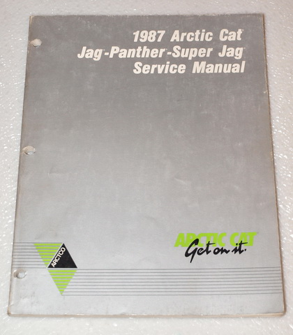 1987 Arctic Cat Jag, Super Jag, Panther Factory Service Manual