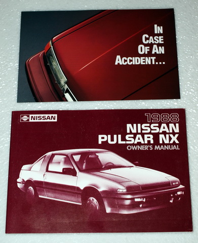 1988 Nissan pulsar service manual #9