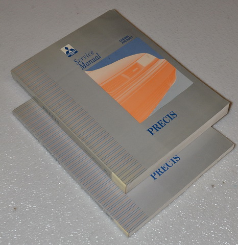 1993 Mitsubishi Precis Factory Service Manuals