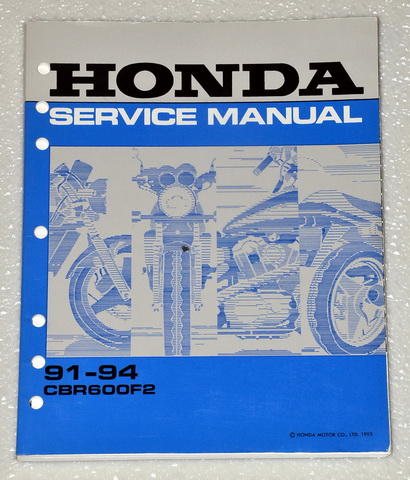1991-1994 Honda CBR600F2 Factory Service Manual