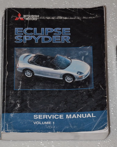 2001 Mitsubishi Eclipse Spyder Factory Service Manuals