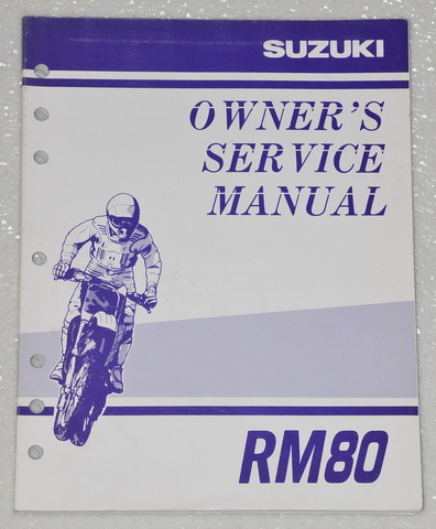 2000 Suzuki RM80 RM80Y Original Owner's Service Manual