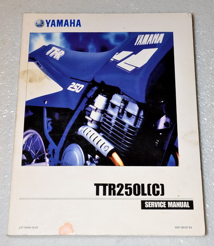2000 Yamaha TT-R250 Factory Service Manual