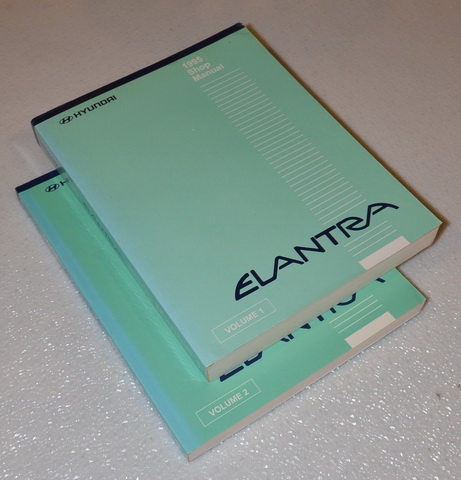 1995 Hyundai Elantra Factory Service Manuals