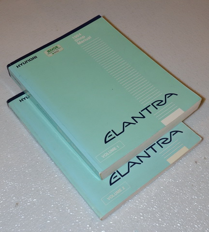 1994 Hyundai Elantra Factory Service Manuals