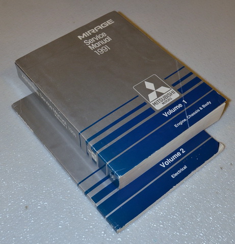 1991 Mitsubishi Mirage Factory Service Manuals