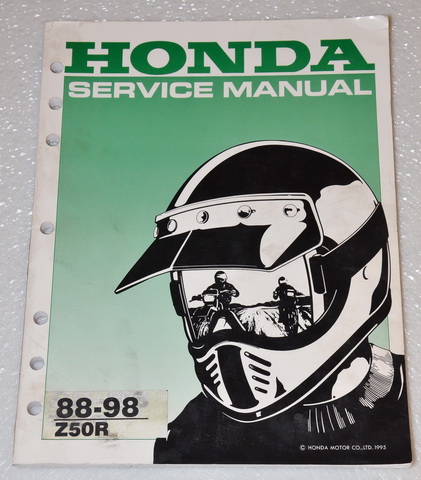 1988-1998 Honda Z50R Mini Trail Factory Service Manual